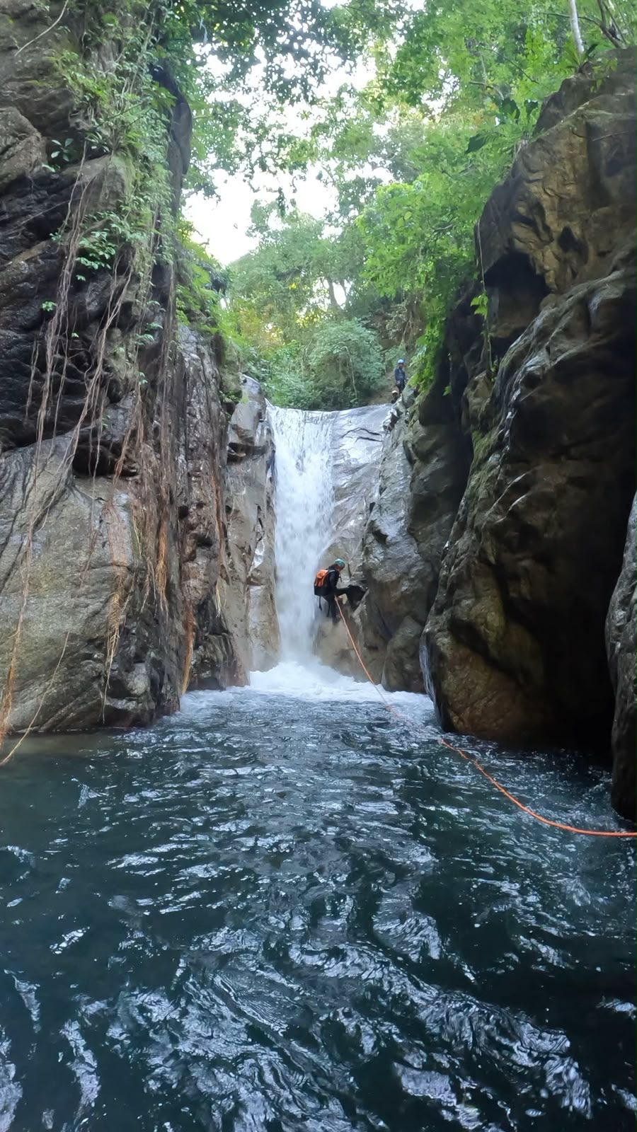 Canyoning and rappelling in El Muerto, near Puerto Vallarta